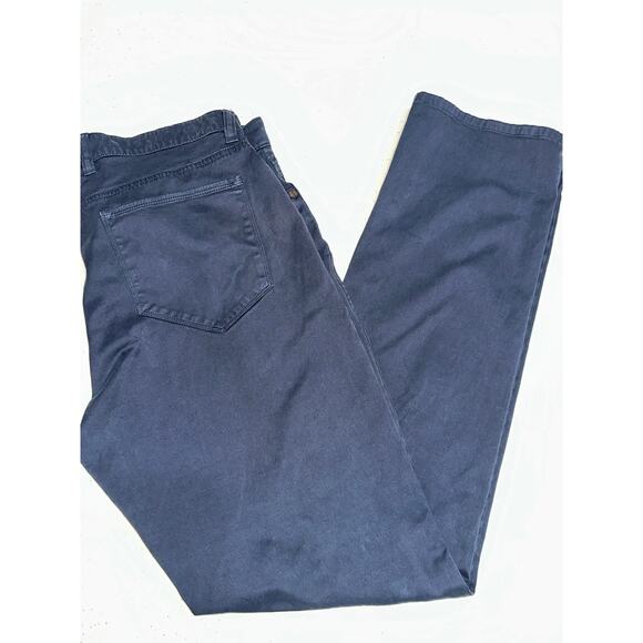 Johnston & Murphy Men’s Pants Jeans Straight Leg Navy Casual Stretch Navy 33x32 - Picture 1 of 10